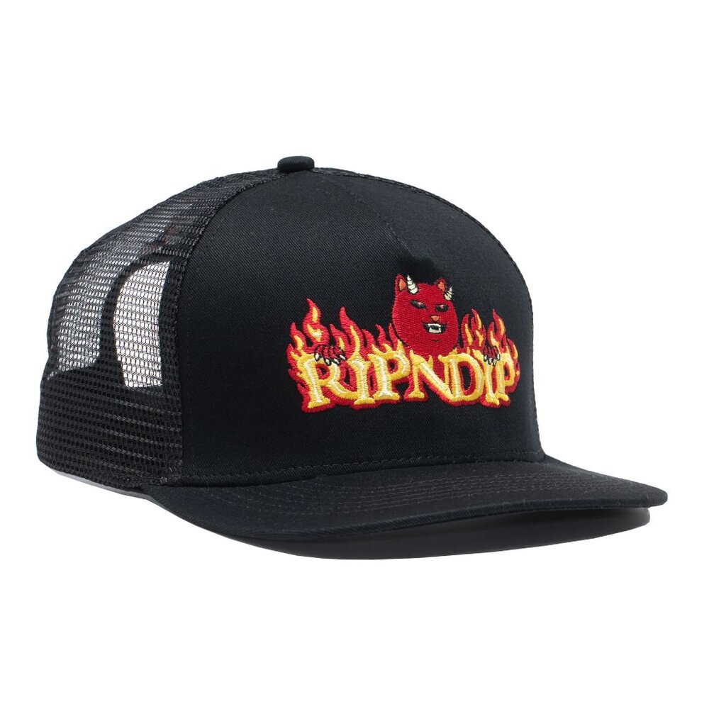 Ripndip Devils Work Black Trucker Cap